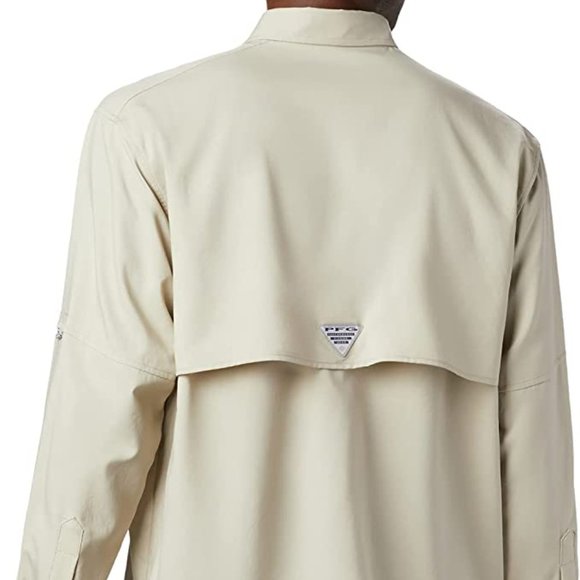 🆕Columbia Men's Blood and Guts III Long Sleeve Woven Shirt, XXL-Fossil, NWT - Picture 2 of 6